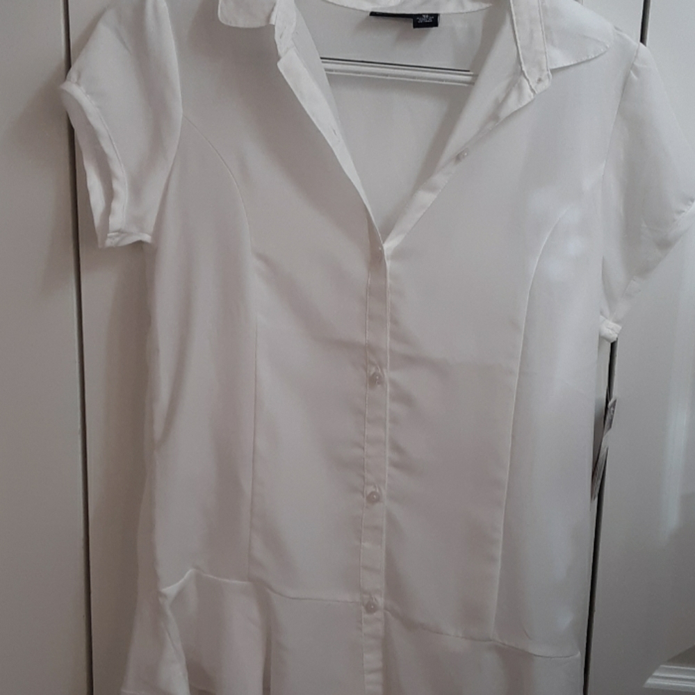 A white button down shirt